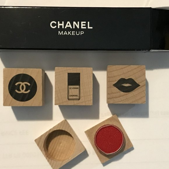 CHANEL Makeup 4 Piece Stamp Set - New in Box - Picture 11 of 15